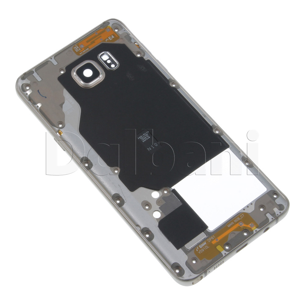 Samsung Galaxy Note 5 Mid Frame and Bezel Housing Replacement Part Gold