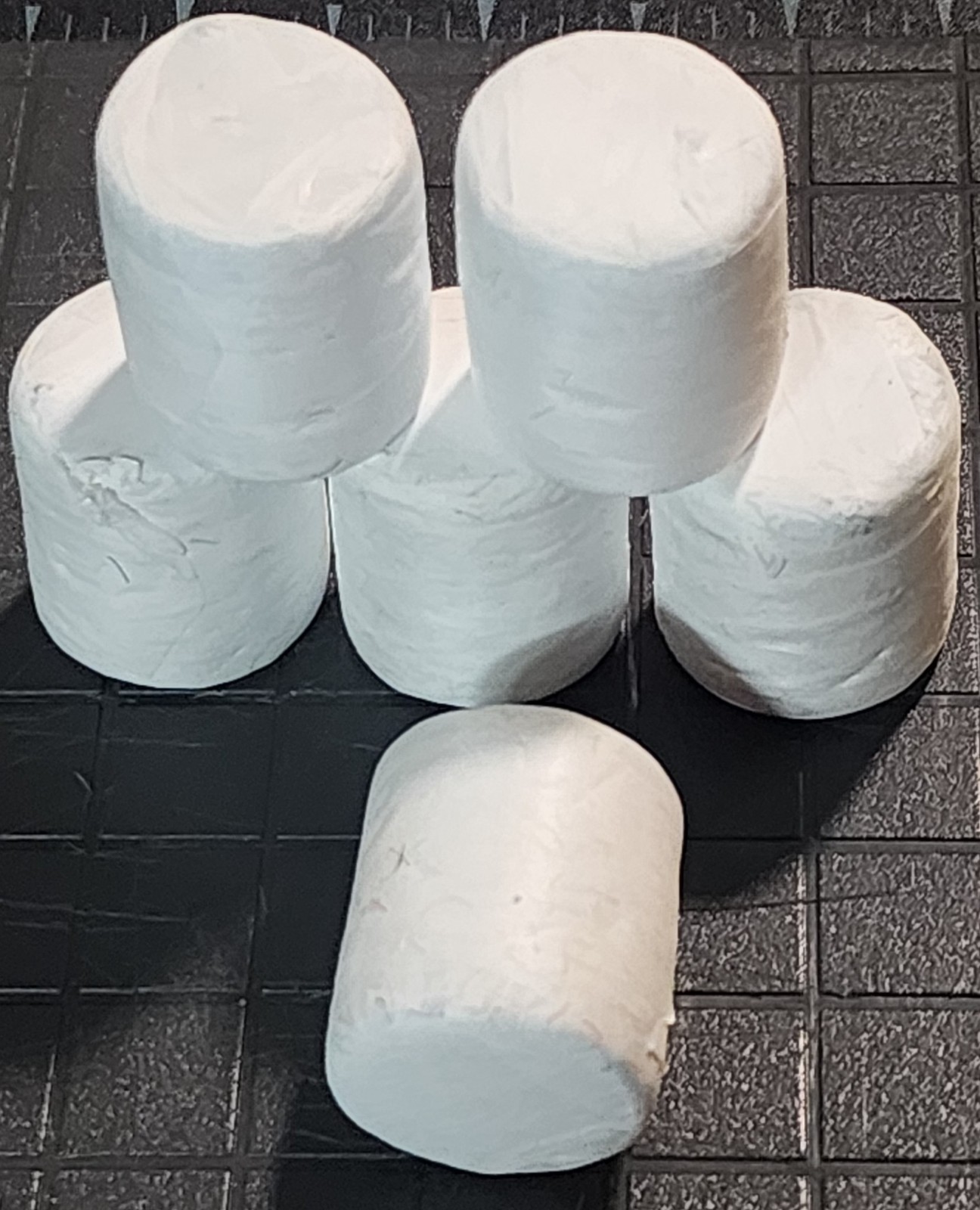 1/64 6 Pack Custom 5' Wrapped Round Bales