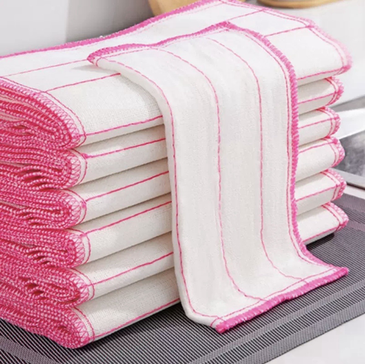 Special dishcloth made of cotton yarn