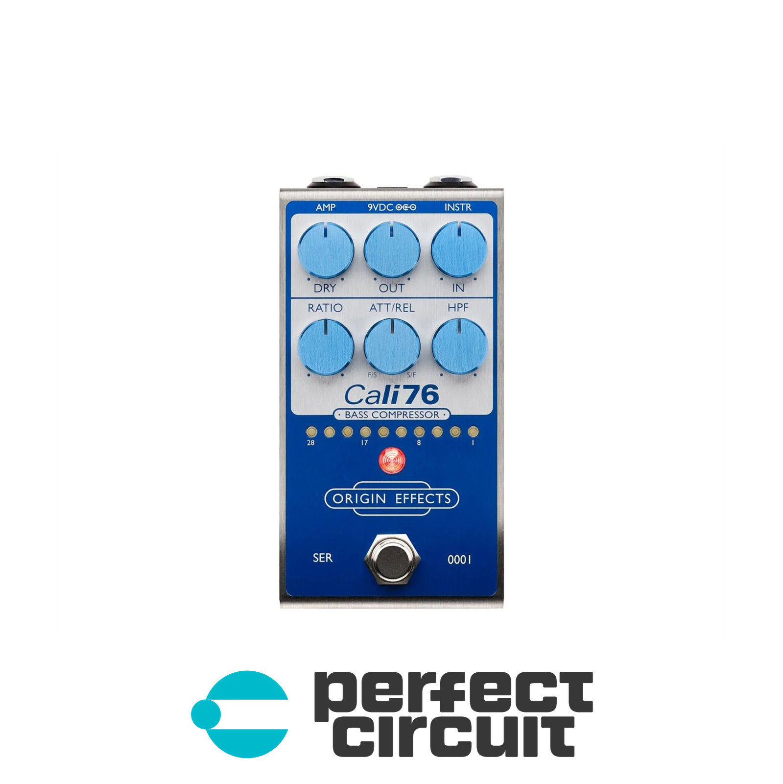 Origin Effects Cali76 Bass Compressor Pedal (Blue) EFFECTS NEW PERFECT CIRCUIT
