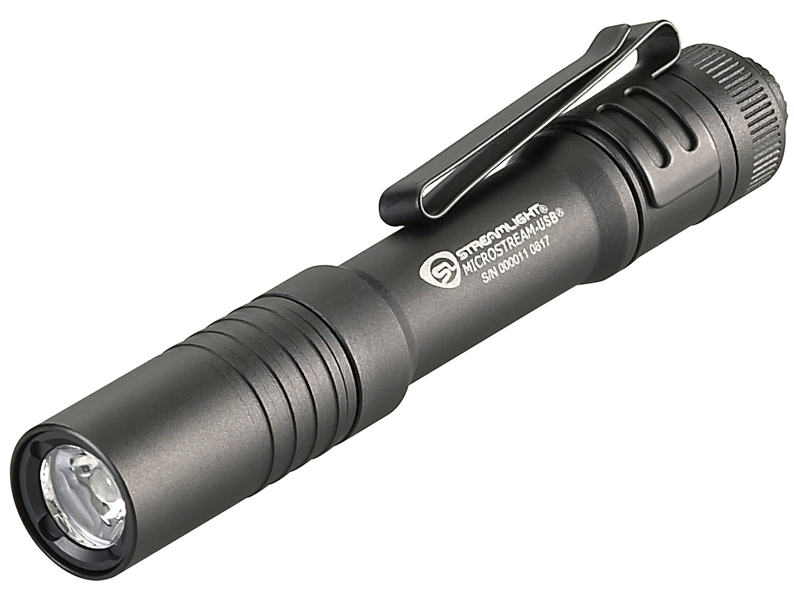 Streamlight 66601 Microstream 250 Lumens LED USB Rechargeable Flashlight-Black