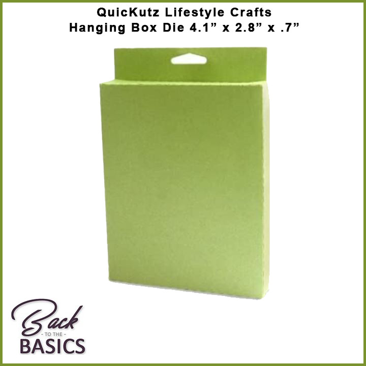 QuicKutz LIfestyle Crafts Pop-Up Hanging Box Cutting Dies DC0353 4.1" x 2.8" .7"