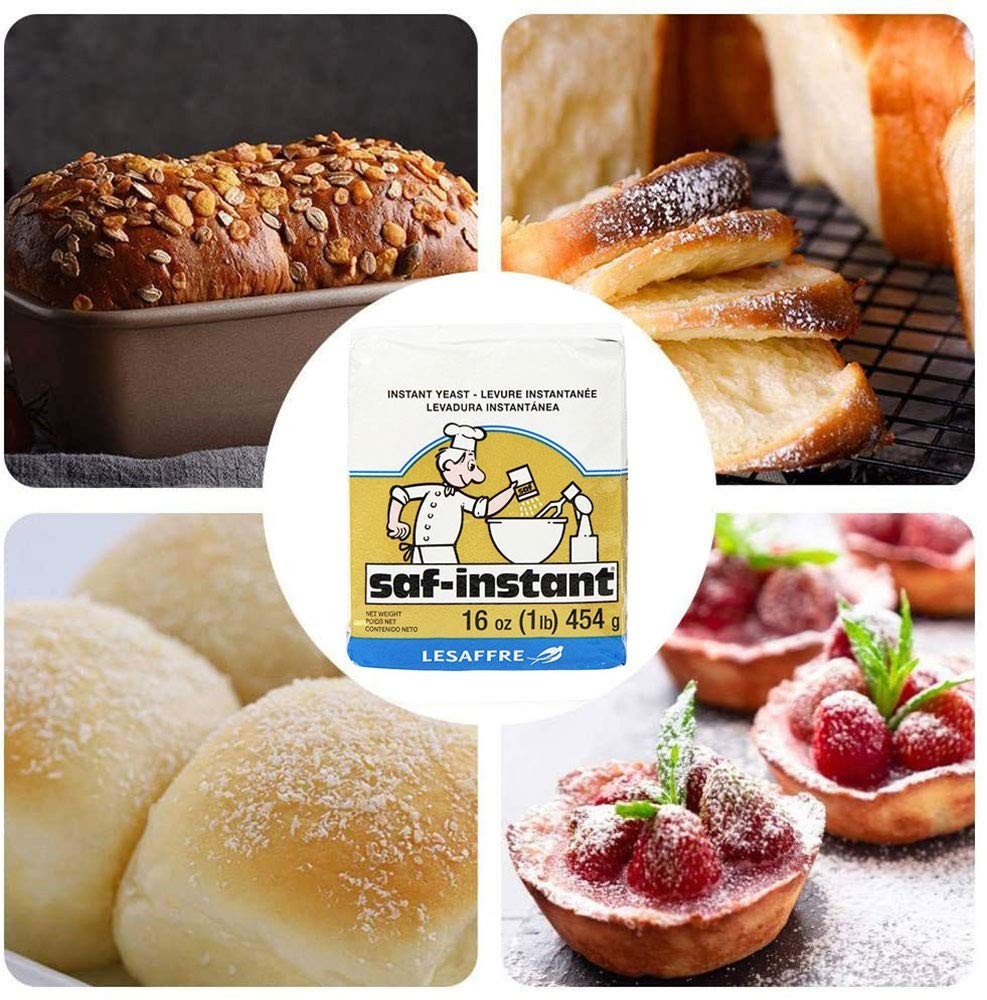 Instant Yeast 4 lb - Fast-Rising Baking Yeast for Bread, Pizza & Pastries