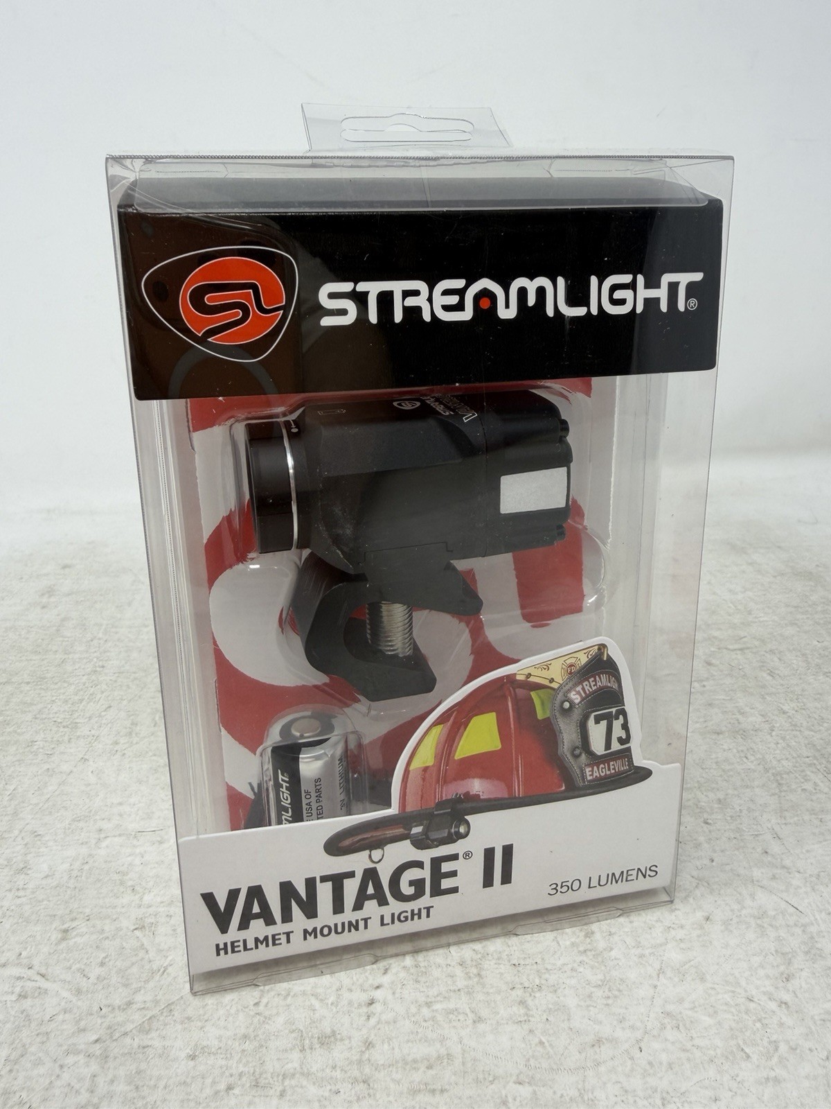 Streamlight 69331 Vantage II 350-Lumen Helmet Mount Flashlight, Black