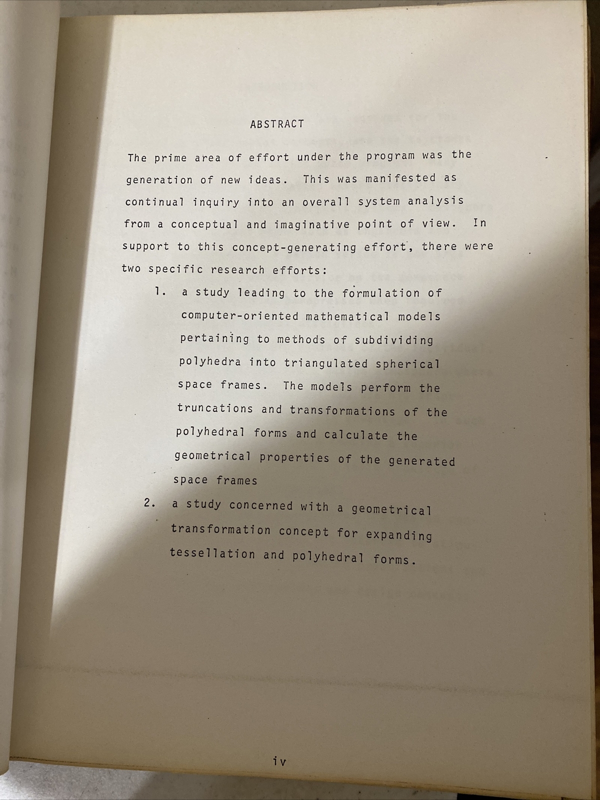 Advanced structural design concepts for future space missions 1970 NASA Clinton
