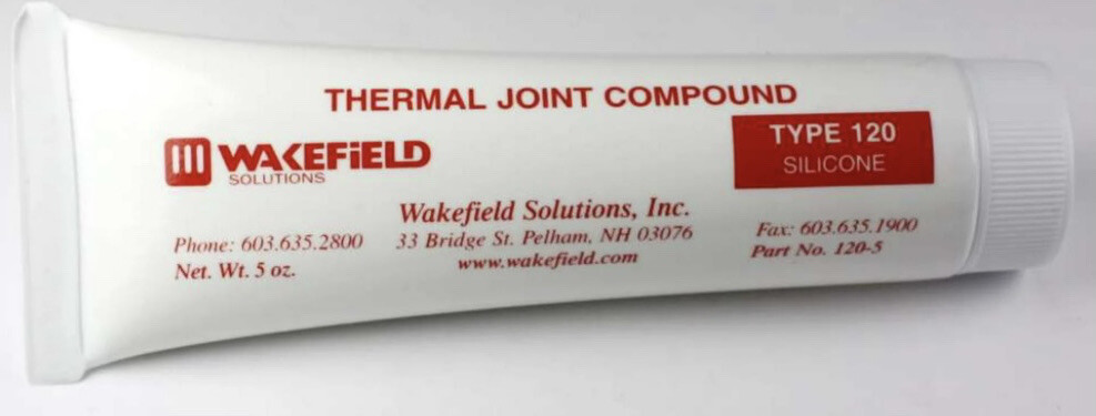Thermal Joint Compound, 5 oz tube Wakefield Solutions Type 120 (Mfg part 120-5)