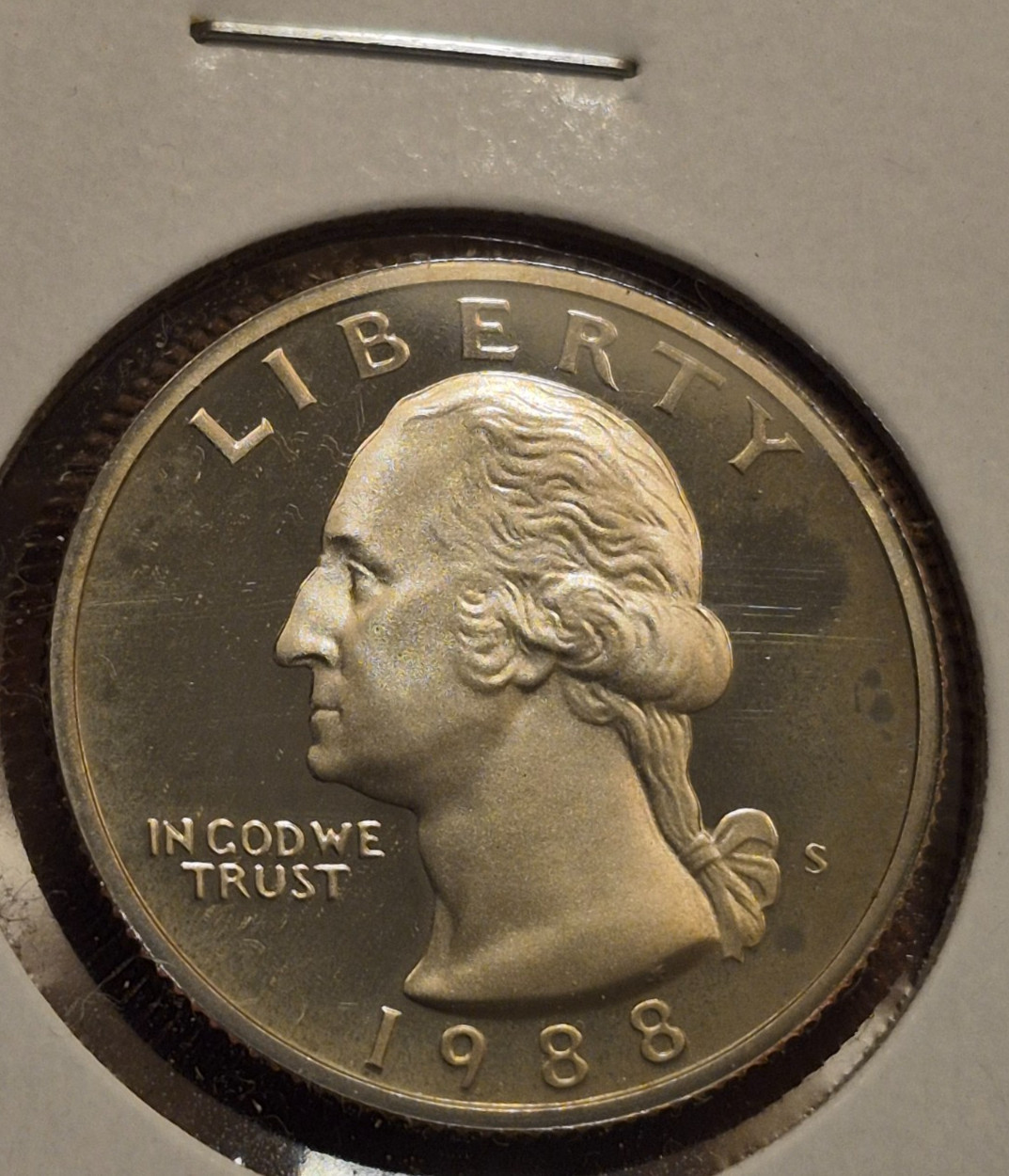 1988-S CLAD Proof Washington Quarter UNCIRCULATED