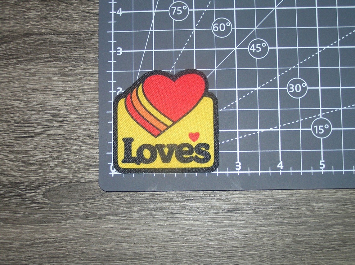 Love's Truck Stop Sponsor Oklahoma City OKC Thunder Patch 2.5" x 2.5"