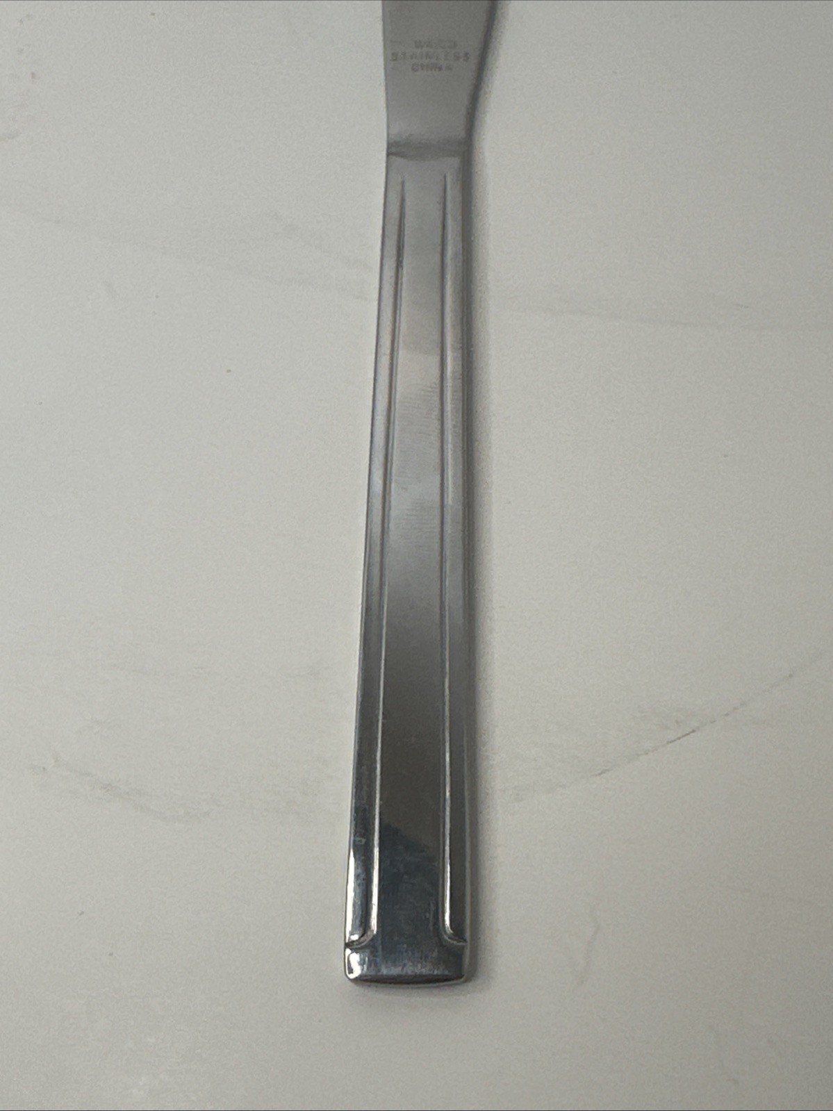 Walco 24 Stainless Steel Dinner Knives Flatware Solid Pattern 8in Long NIB