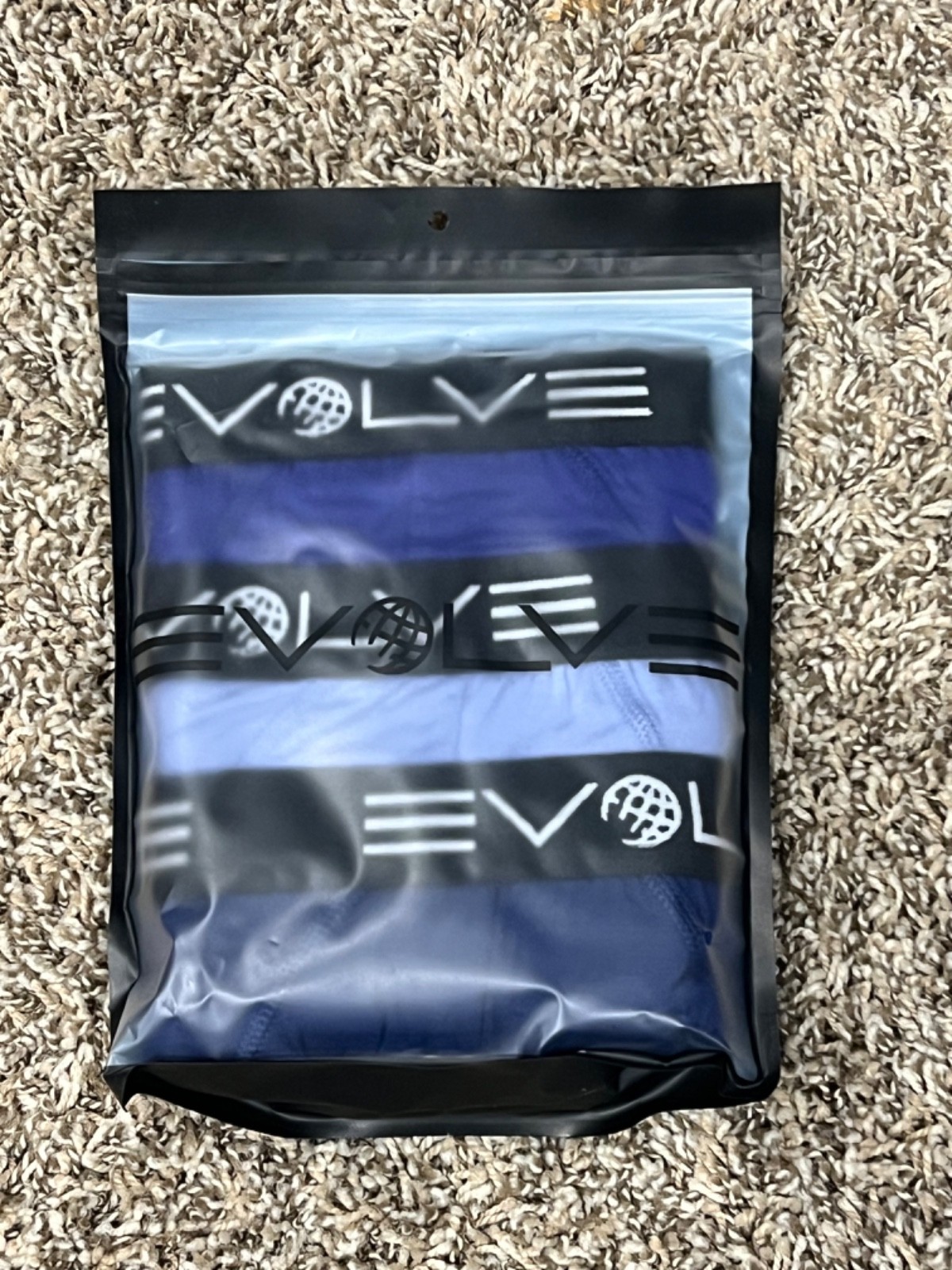 EVOLVE by 2(X)ist Cotton No-Show Brief 3 Pack -Medium