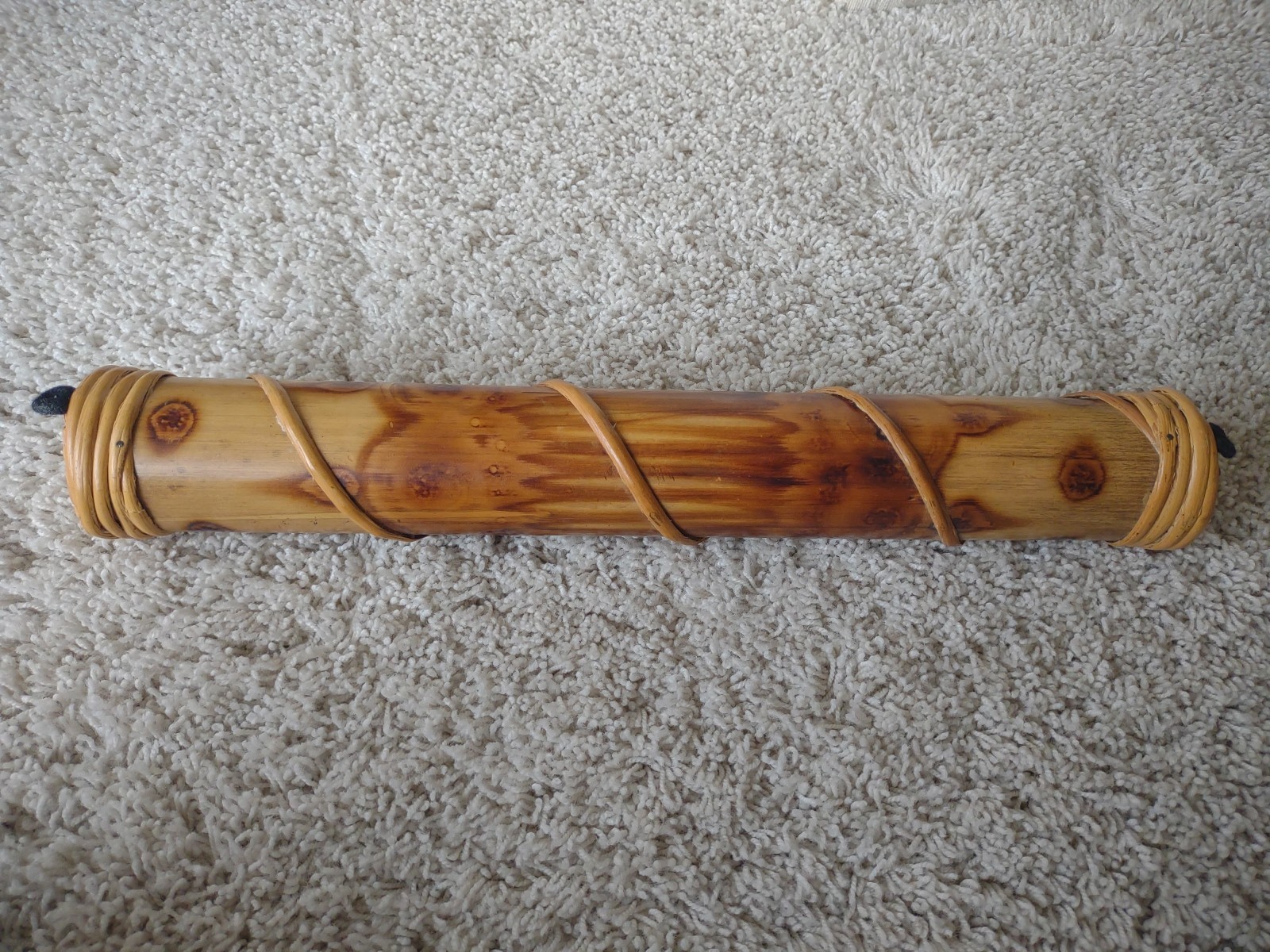 Wood Bamboo Rain Maker Percussion 16” Musical Instrument (Mint Condition)
