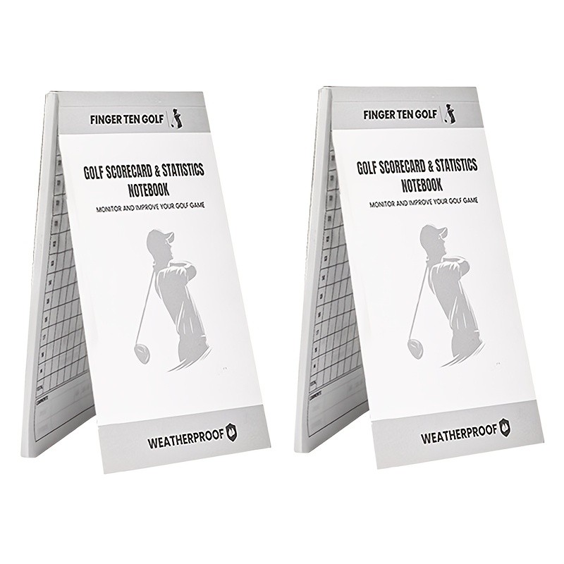 Scorecard Holder Waterproof, Fits Golf Bag & Pocket, 2 Pack