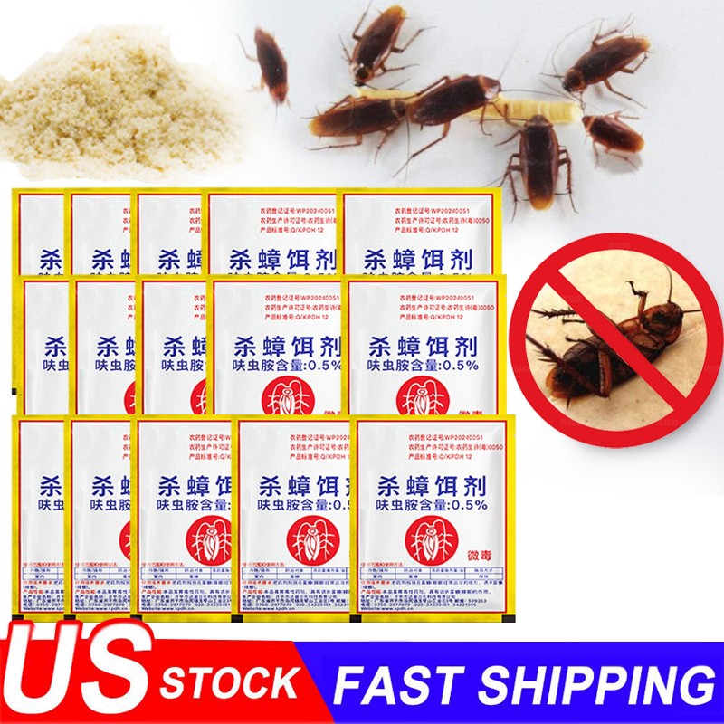 15X Cockroaches Killer Medicine Cockroach Trap For Kitchen Household