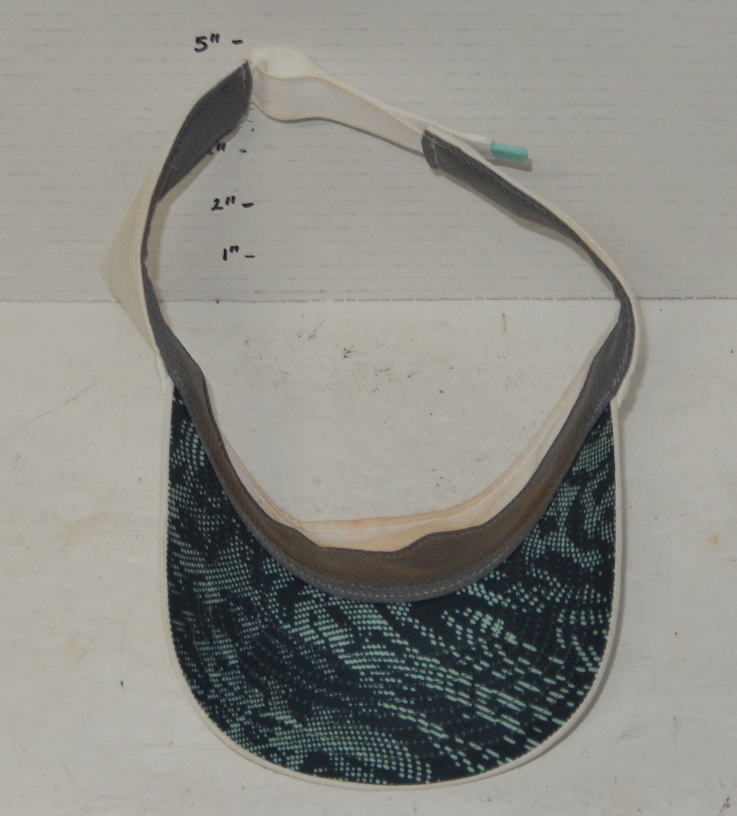 Adidas Golf Visor Hat Cap White Blue