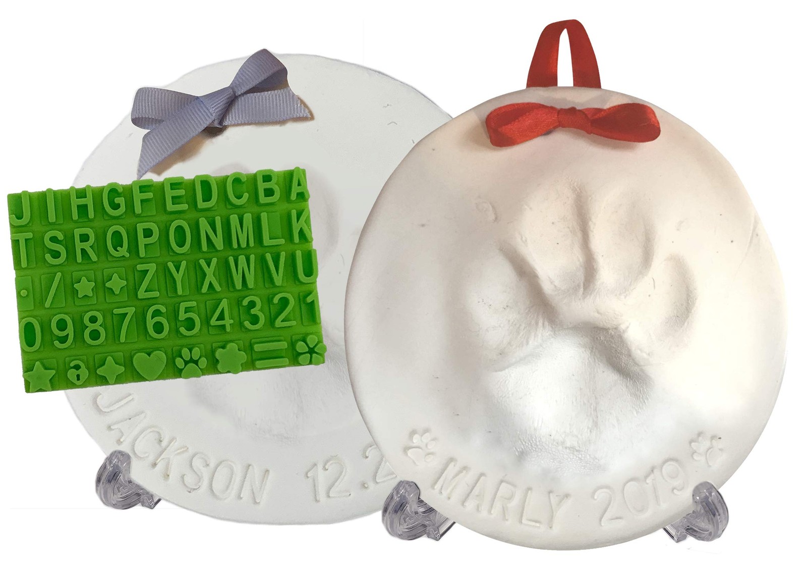 Ultimate Pawprint Keepsake Kit (Makes 2) - Paw Print Christmas 160ml, White