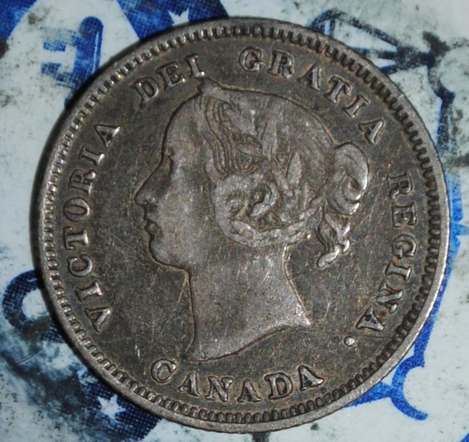 1886 Canada 5 Cents    {{{D193