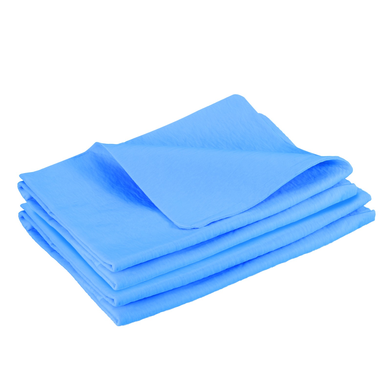 2 Pcs Shammy Cloth for Car Drying, 26 x 17 Inch Chamois Towel, Blue