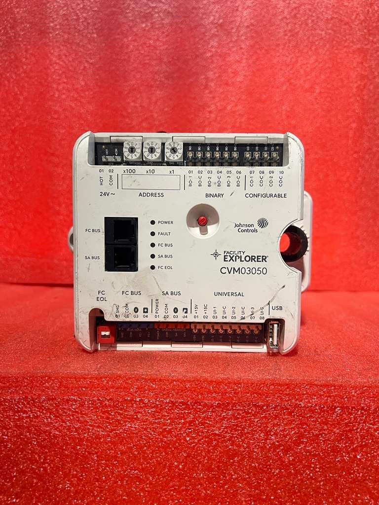 Johnson Controls F4-CVM03050-0 VAV Box Controller w/ Actuator and DPT Sensor