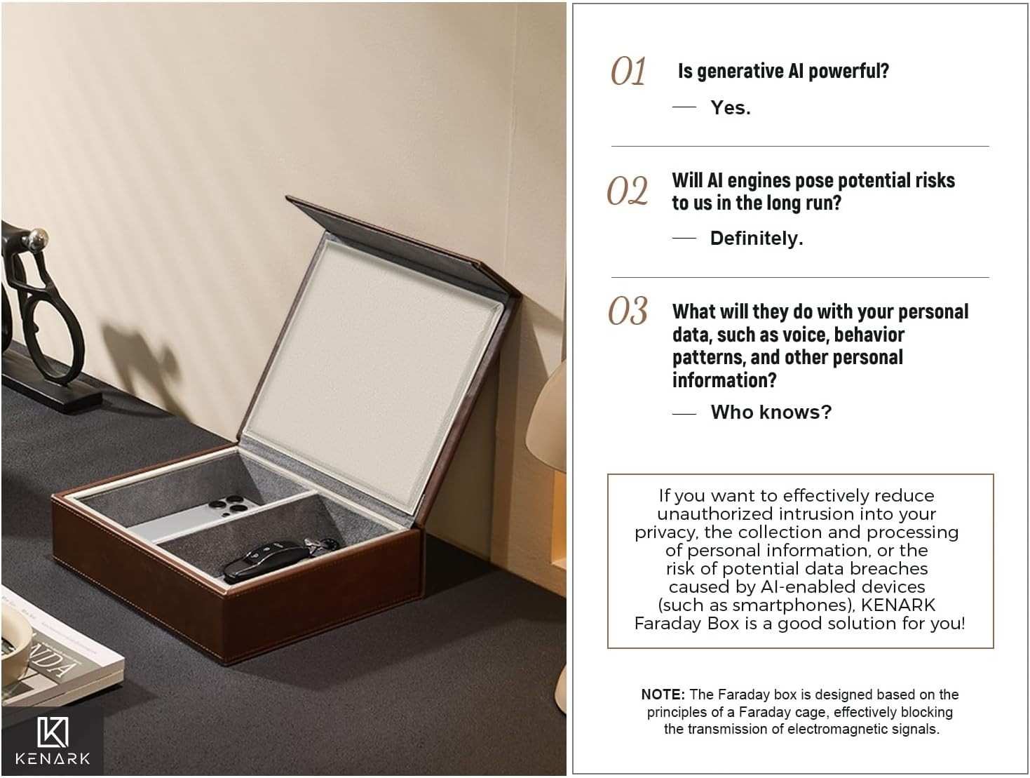 Faraday Box for Key Fobs | Signal Shielding Storage Solution