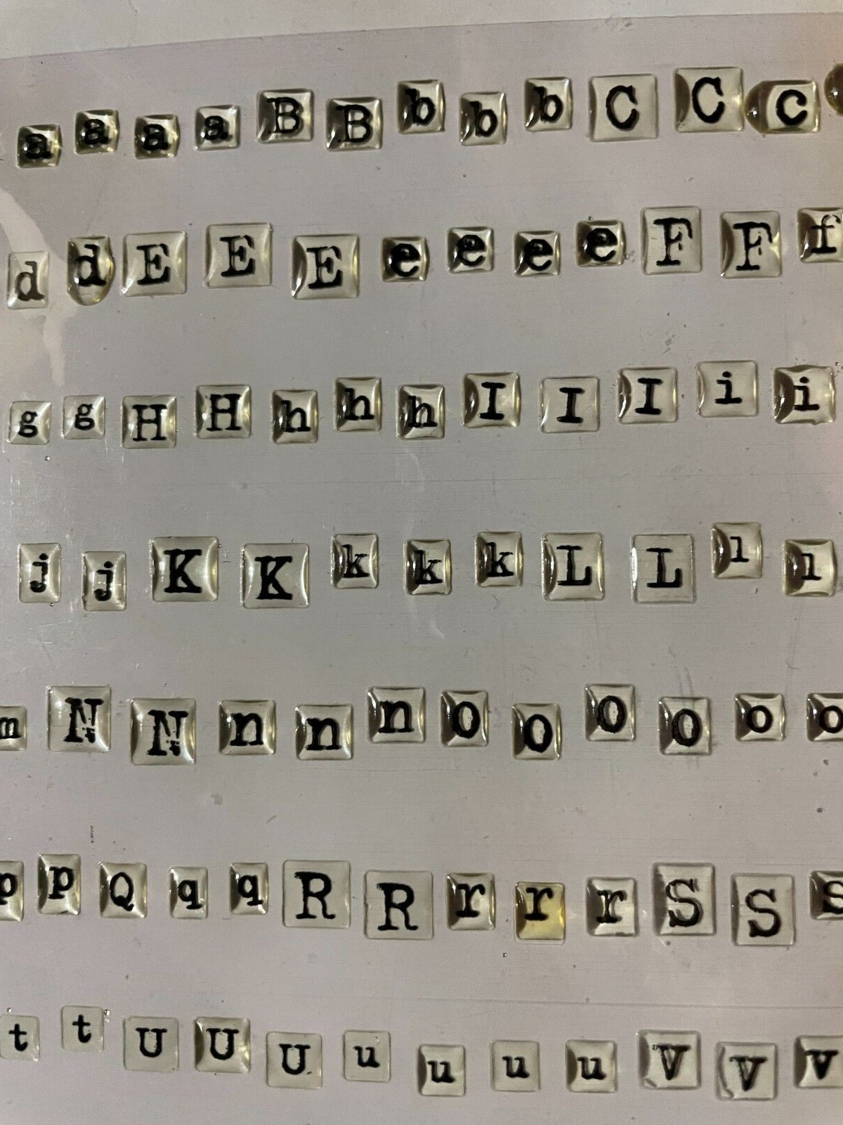 ASSORTED EPOXY ALPHABETS