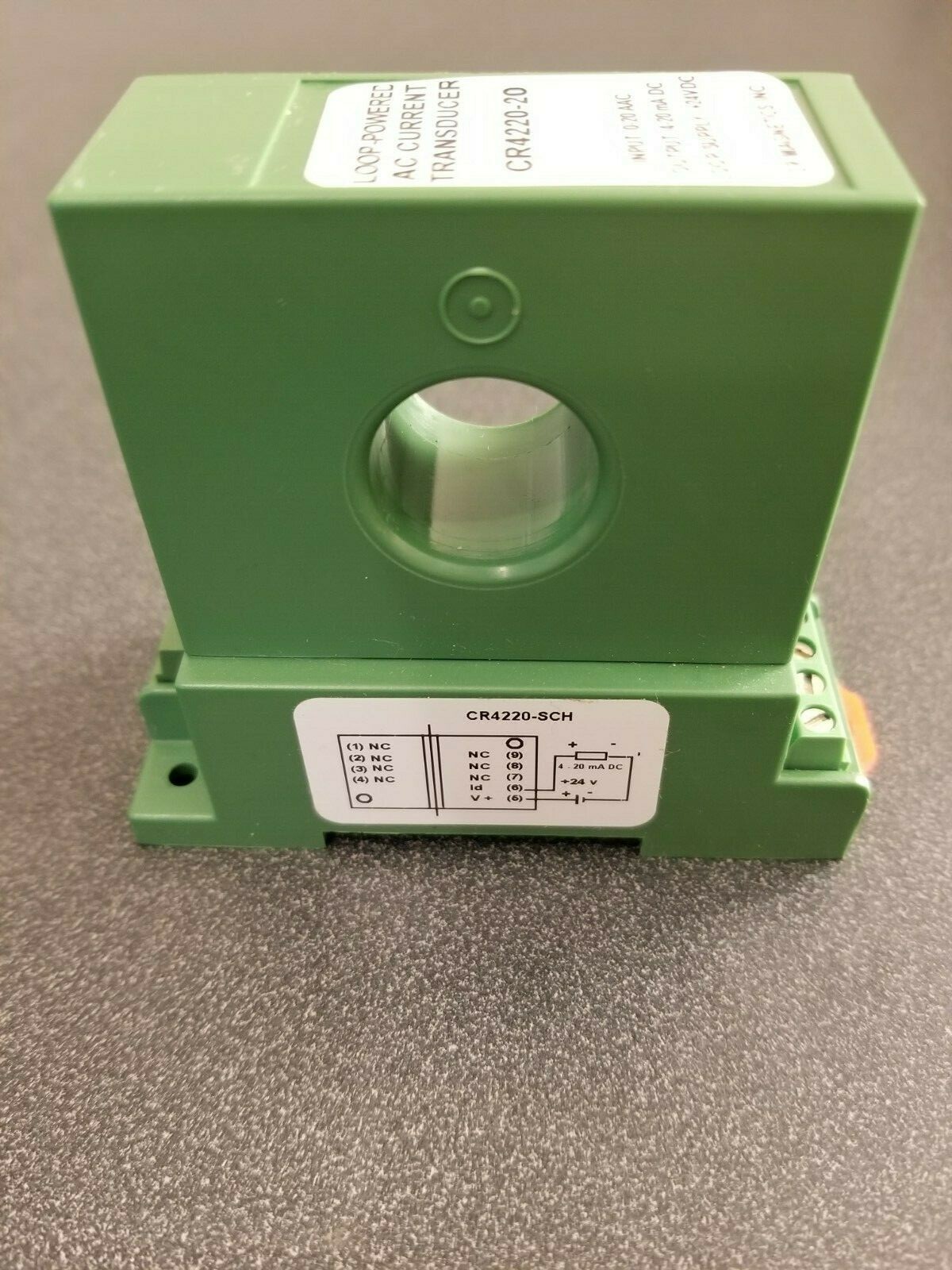 CR Magnetics CR4220 Loop-Powered AC 20A Current Transmitter Transducer