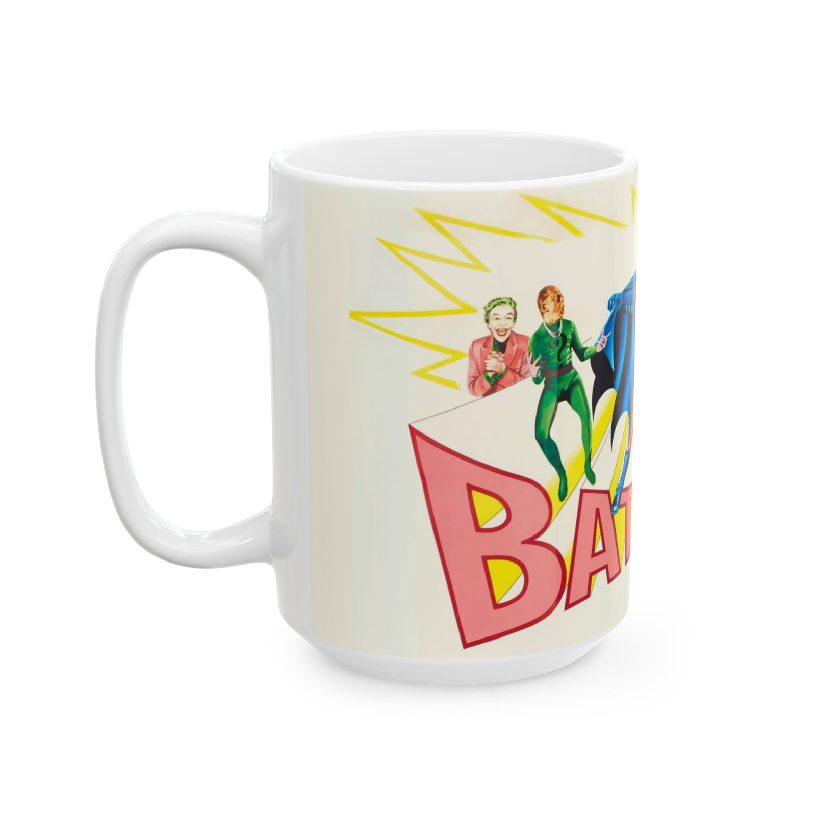 Batman The Movie 15oz Ceramic Mug, Classic Movie Fan Gift, Coffee Cup