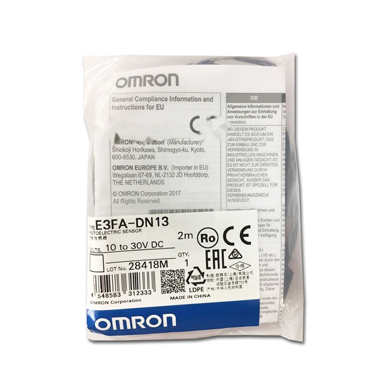 New In Box E3FA-DN12 E3FA-DN13 E3FA-DN14 E3FA-DN15 E3FA-DP12 E3FA-DP13 lot Omron