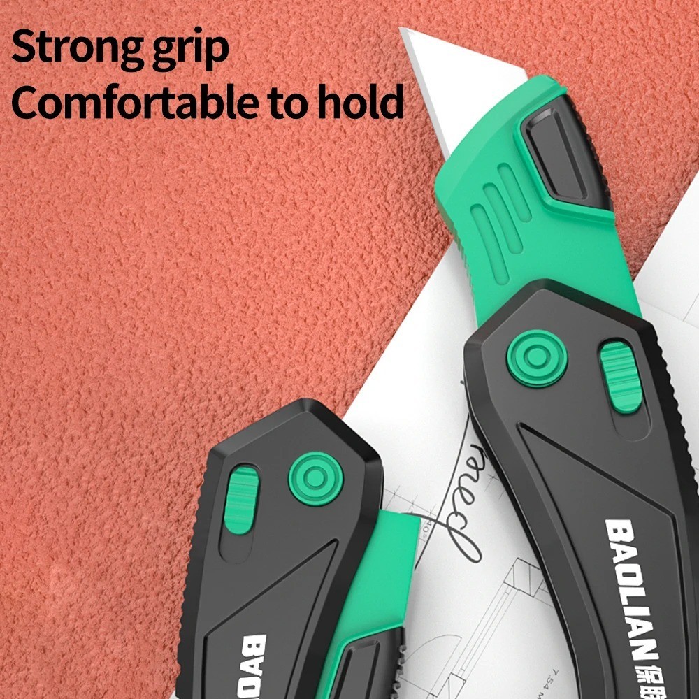 Foldable Craft Utility Knife Anti Shock Multi Purpose Leather Cutting Tool