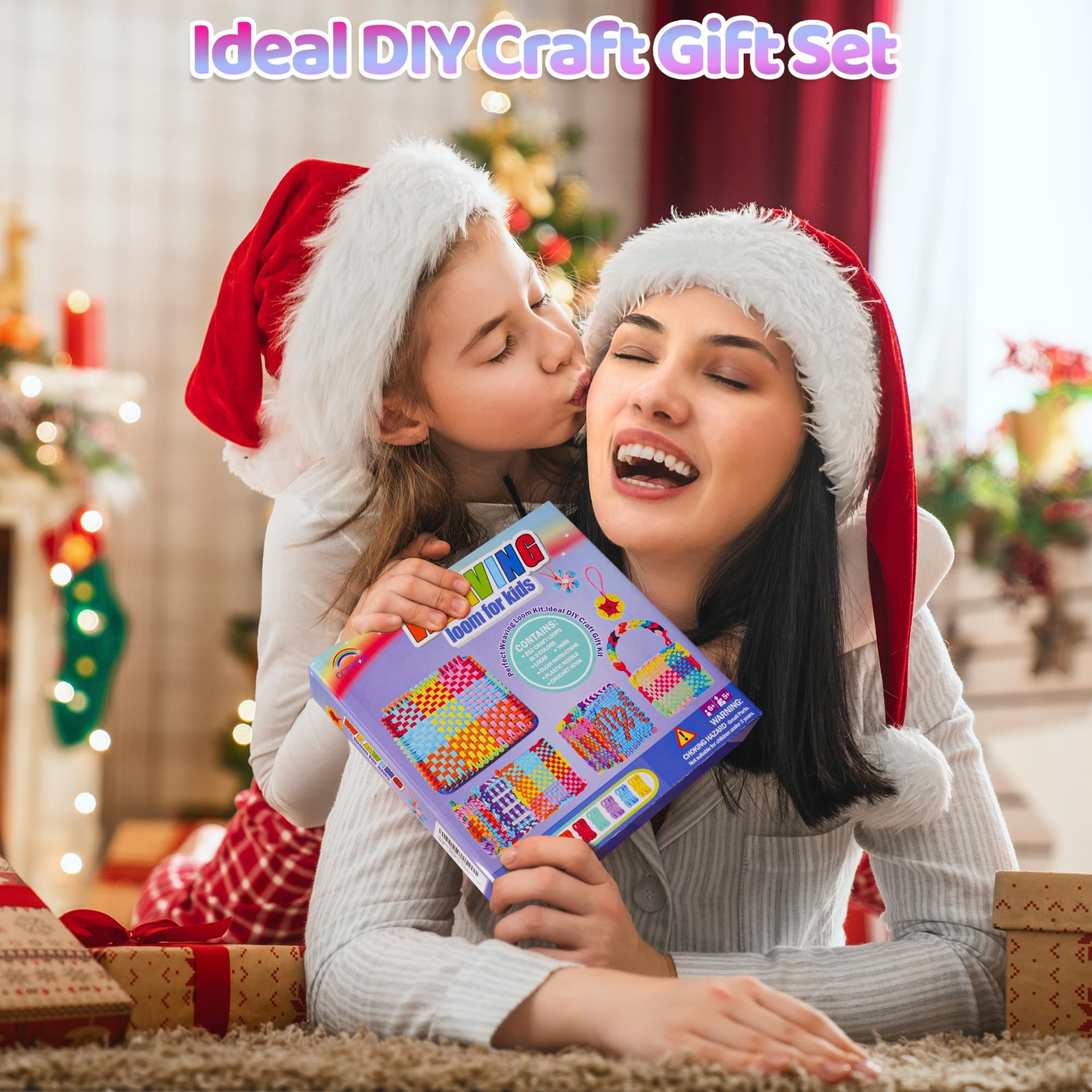 Weaving Loom Kit Toys for Kids and Adults, Potholder Loops DIY Arts and Craft...