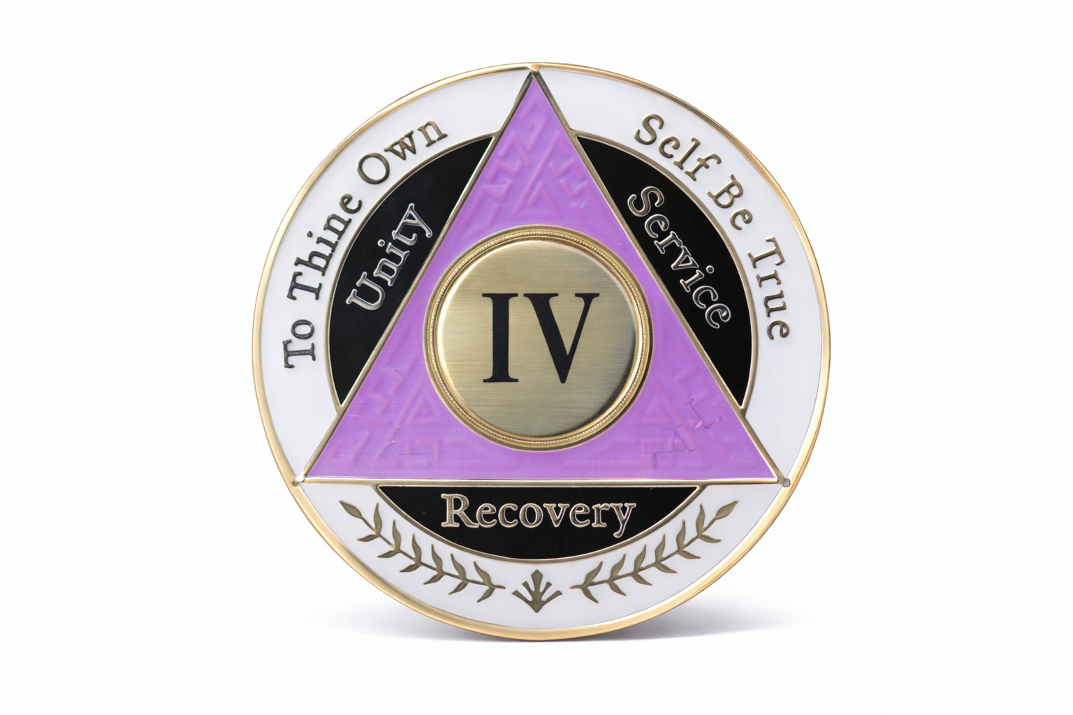 AA Coin - 4 Year - Purple White Black