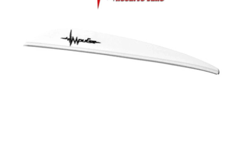 BOHNING IMPULSE VANE 4" -WHITE- 100 PACK ~101007WH4~