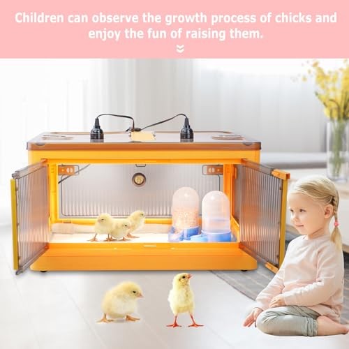 Chick Brooder Box for Chicks - Quail Brooder Box Kit 23.62"x16.53"x13"