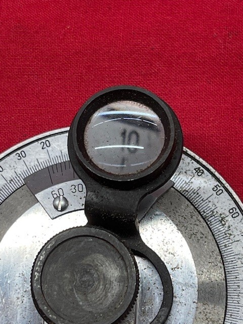 Fowler 52-440-006 Vernier Bevel Protractor, 6" Vintage