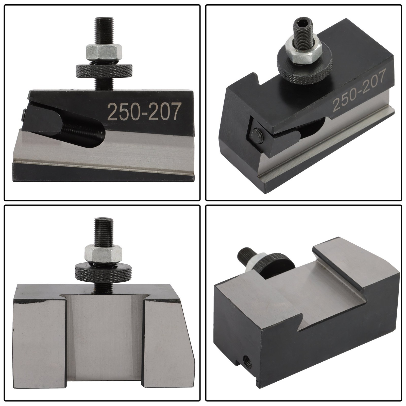 6 Pack BXA Tool Post Set 250-200 Complete Quick Change System for Lathes