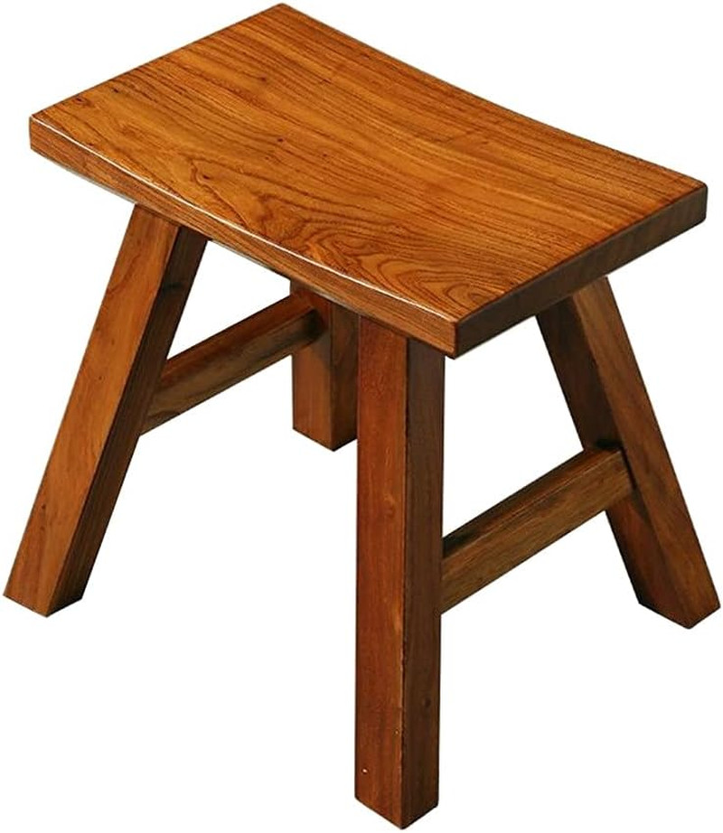 Versatile 12-Inch Wooden Step Stool for Kids & Adults - Stylish Plant Stand