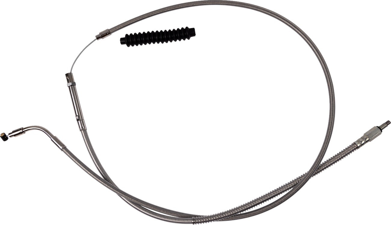 BARNETT 102-30-10073-6 High-Efficiency Stainless Steel Clutch Cable for Harley-D