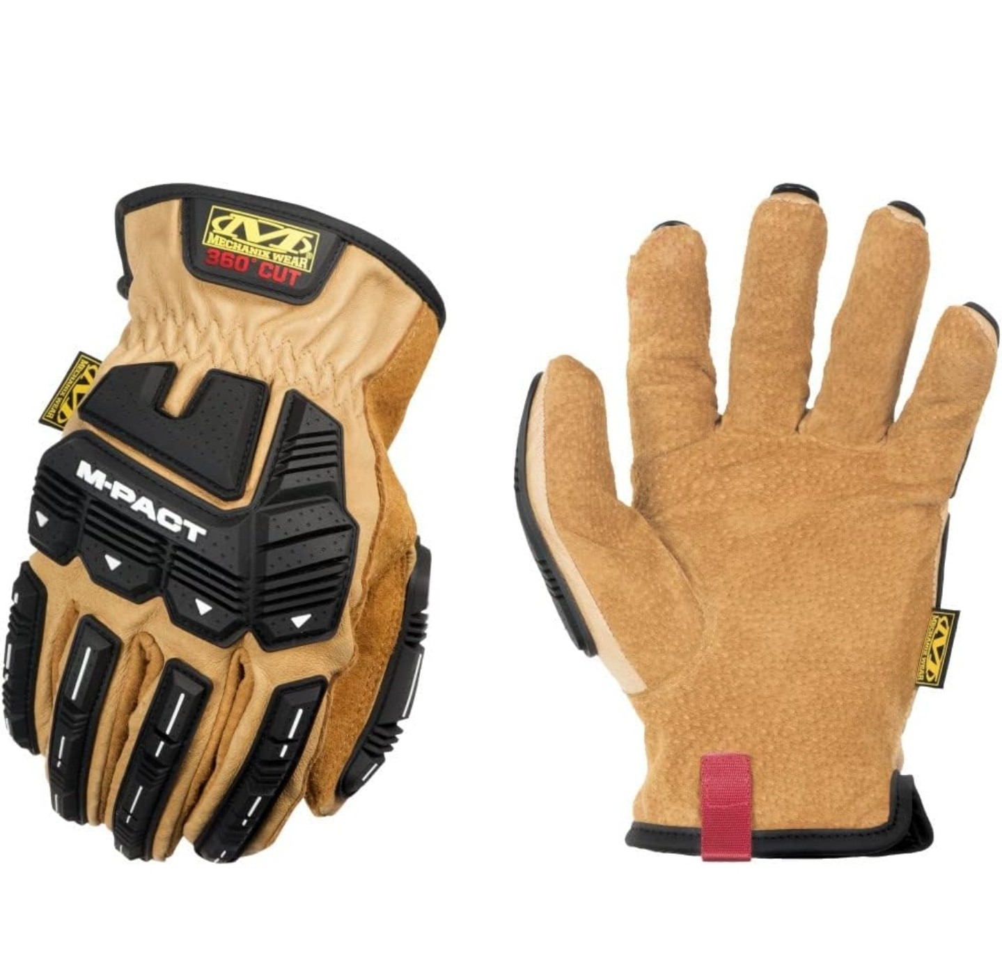 Mechanix Wear Durahide M-Pact Driver F9-360 Leather Work Gloves All Around A9