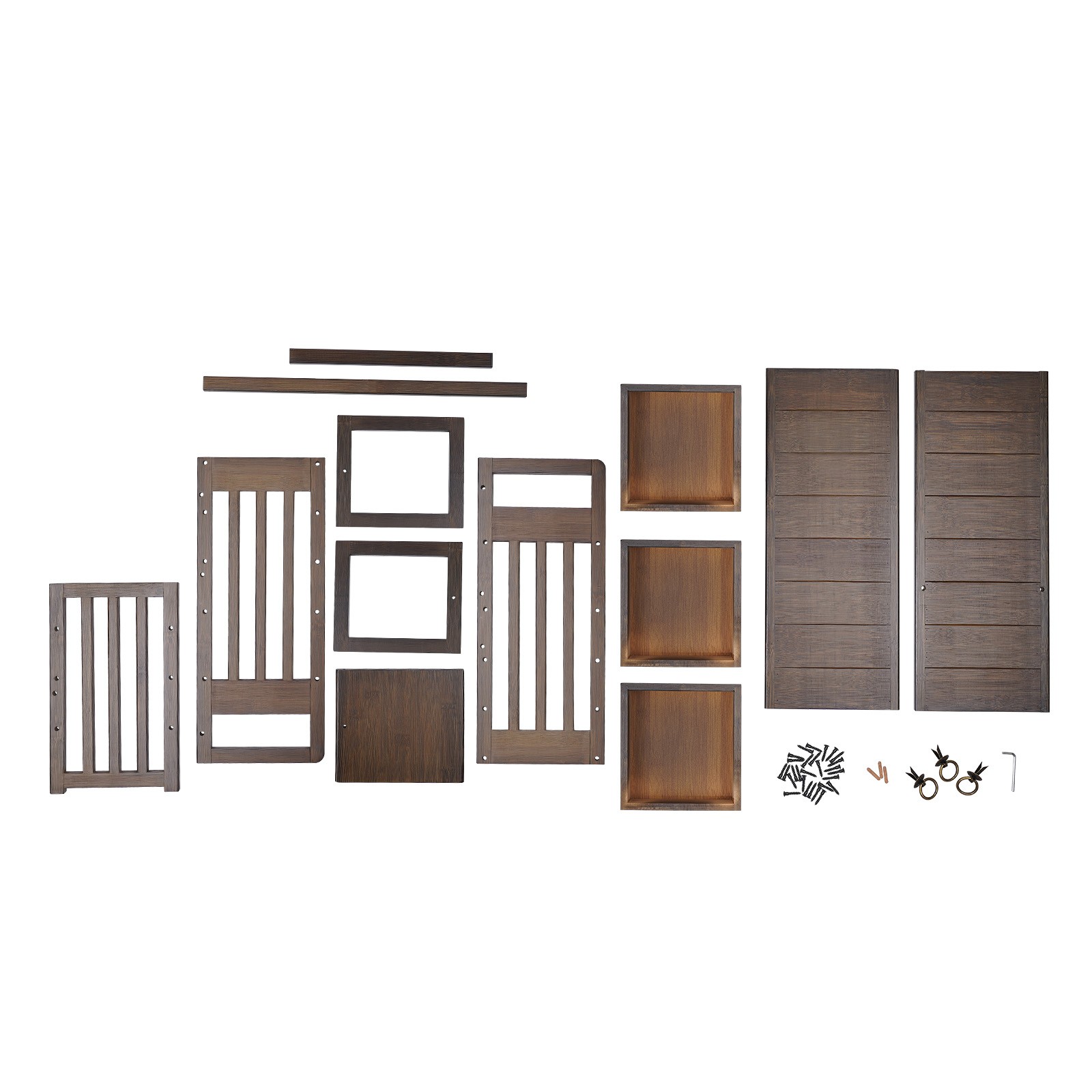 Desktop Bookshelf with Drawer, Bamboo Drawers,Tabletop Storage Container