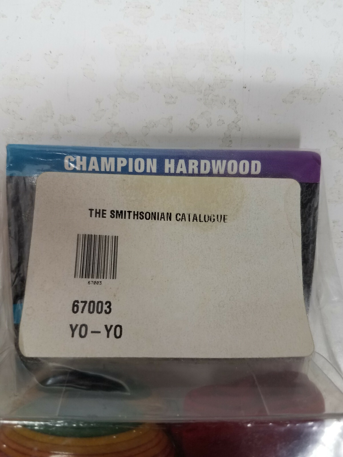 Vintage Rainbow BC Yo-Yo Smithsonian Champion Hardwood Laminated NIP RARE