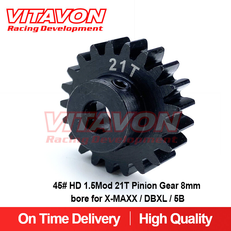 VITAVON HD #45 Pinion Gear 1.5Mod 8mm Bore For X-MAXX/DBXL/5B