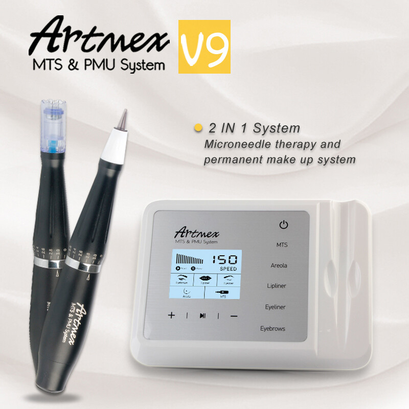 Permanent Makeup Machine Rotary Tattoo Machine Kit for Doing Permanent Eyebrows