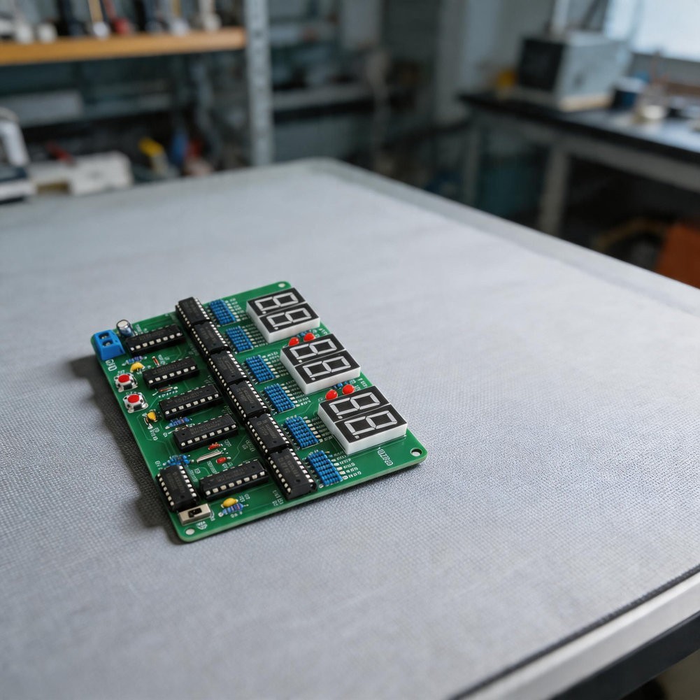 6 Digit Clock DIY Kit for Soldering Practice and Digital Timing Project