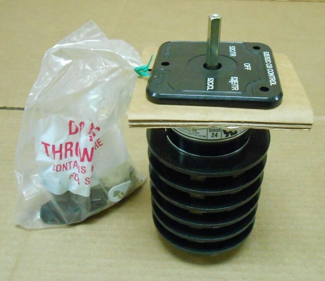 1 NIB ELECTROSWITCH 74205B ROTARY LATCHING SWITCH RELAY