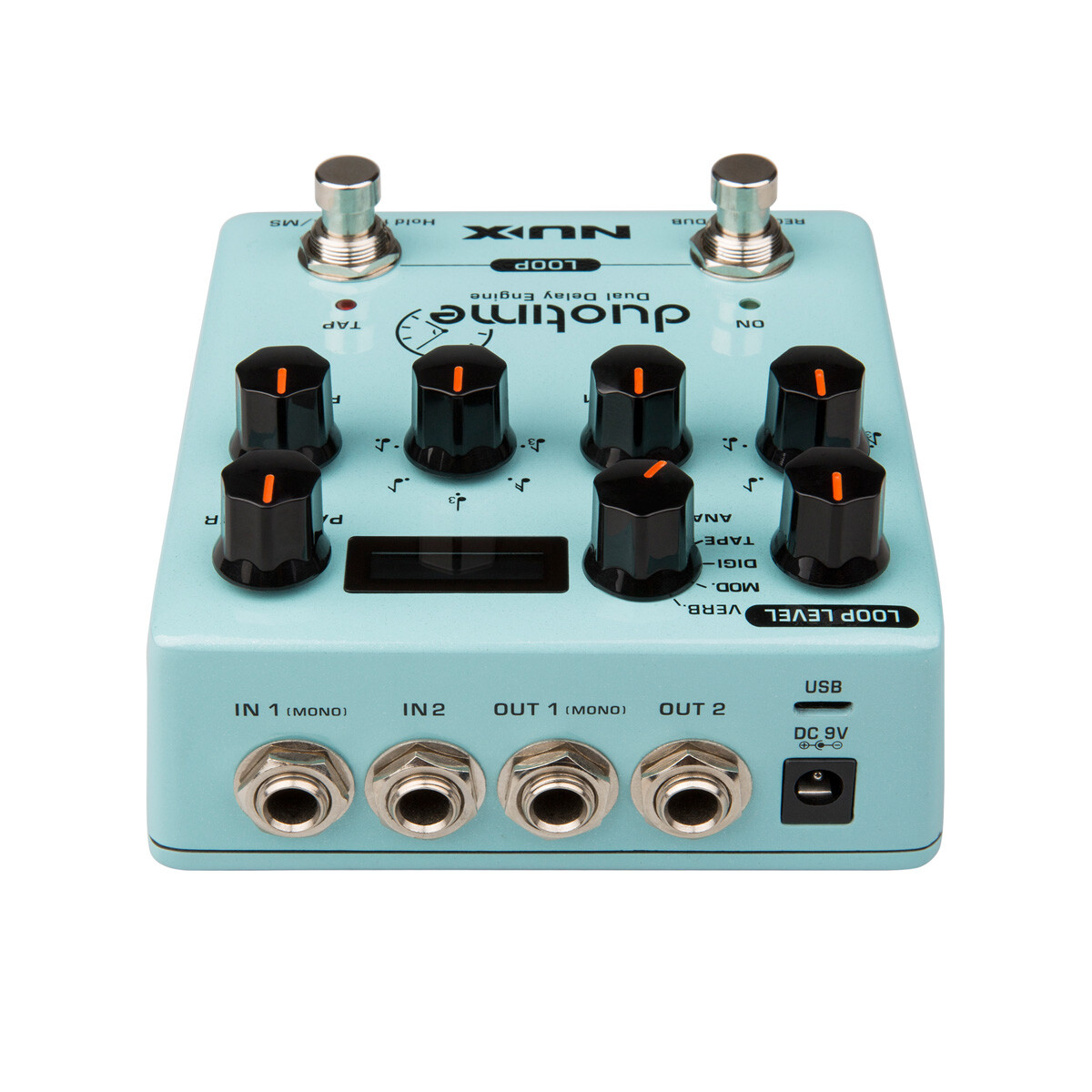 New NUX NDD-6 Duotime Dual Delay Engine Guitar Effects Pedal