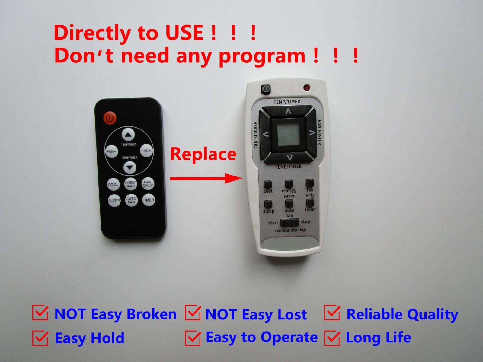 Remote Control For Frigidaire FFTA1233Q23 FRA144HT210 Room Air Conditioner