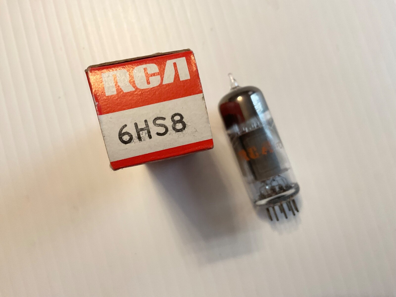 Vacuum tube 6HS8 RCA just  tested  good and FREE SHIP