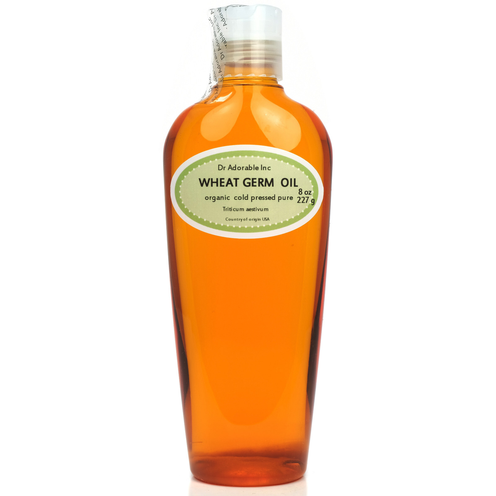 8 Oz UNREFINED Wheat Germ Oil Pure Organic Cold Pressed Best Fresh Multi Purpose