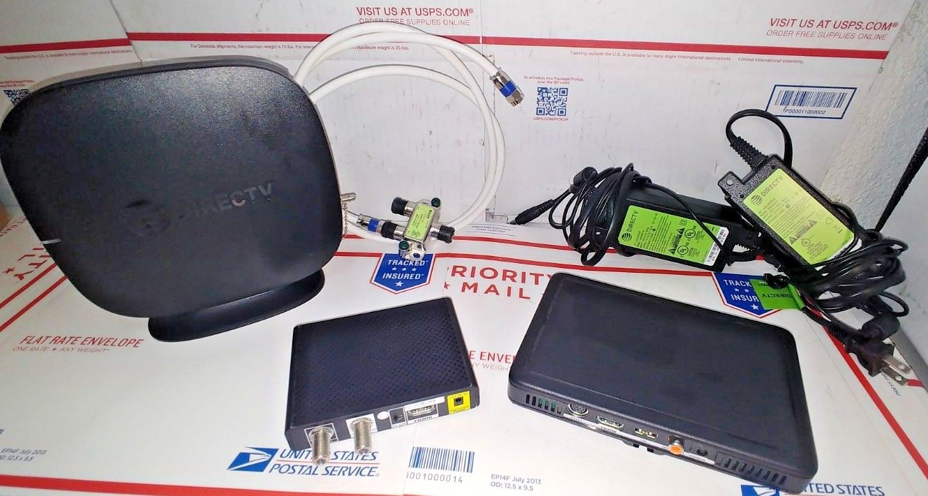 DirectTV Cable Digital PACK Box+Video Bridge+Genie Mini DCI401TWC2 power Adapter