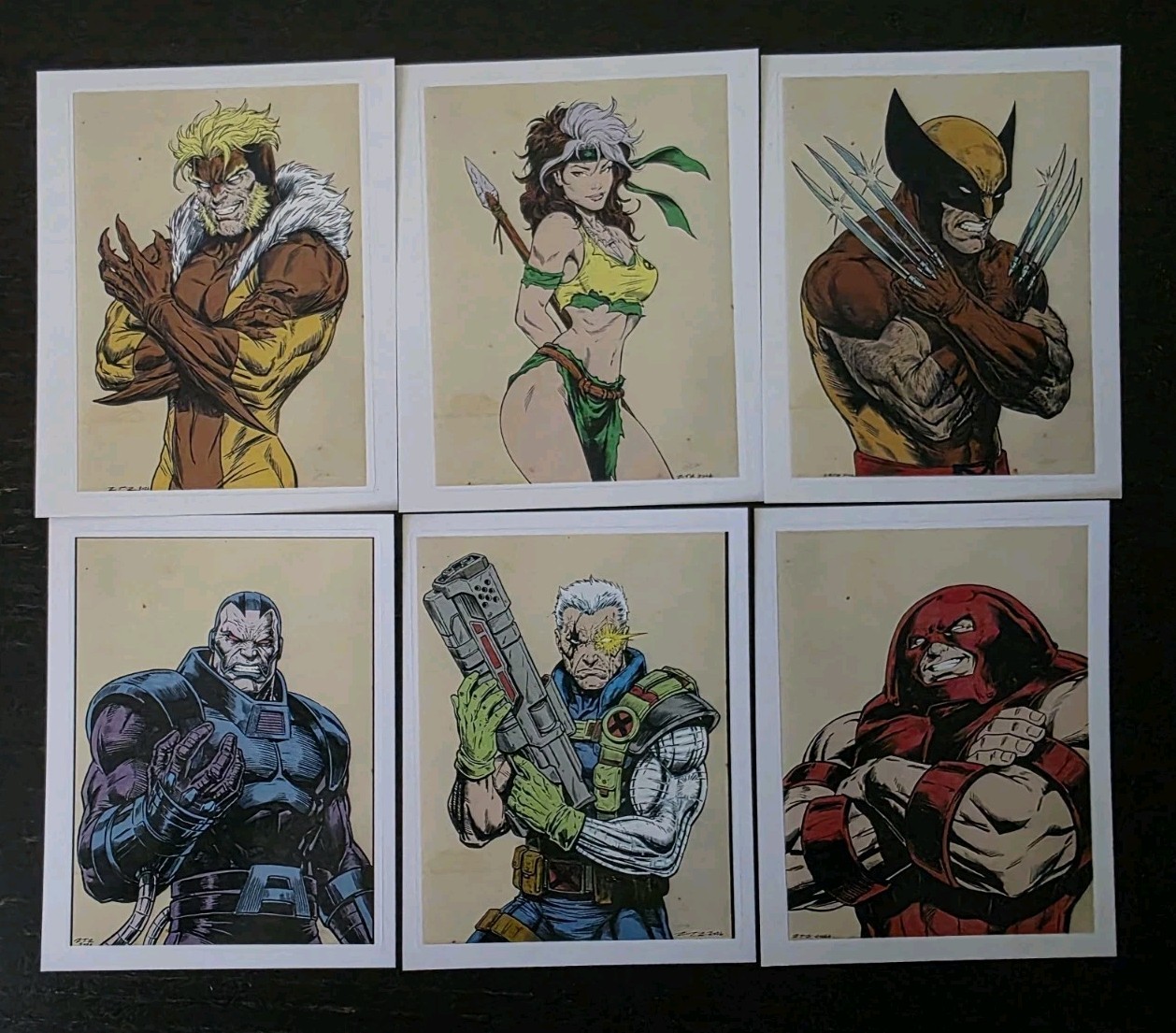 XMen Marvel Wolverine, Sabertooth, Juggernaut, Cable, Rogue, Apocalypse Stickers