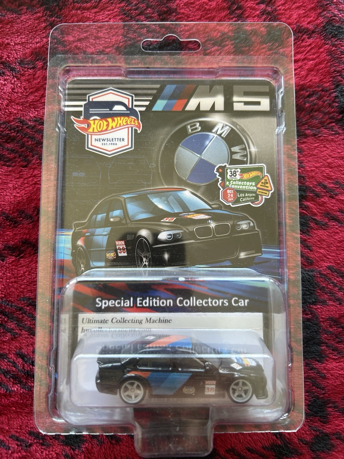 Hotwheels bmw E39 collectors convention newsletter (black)
